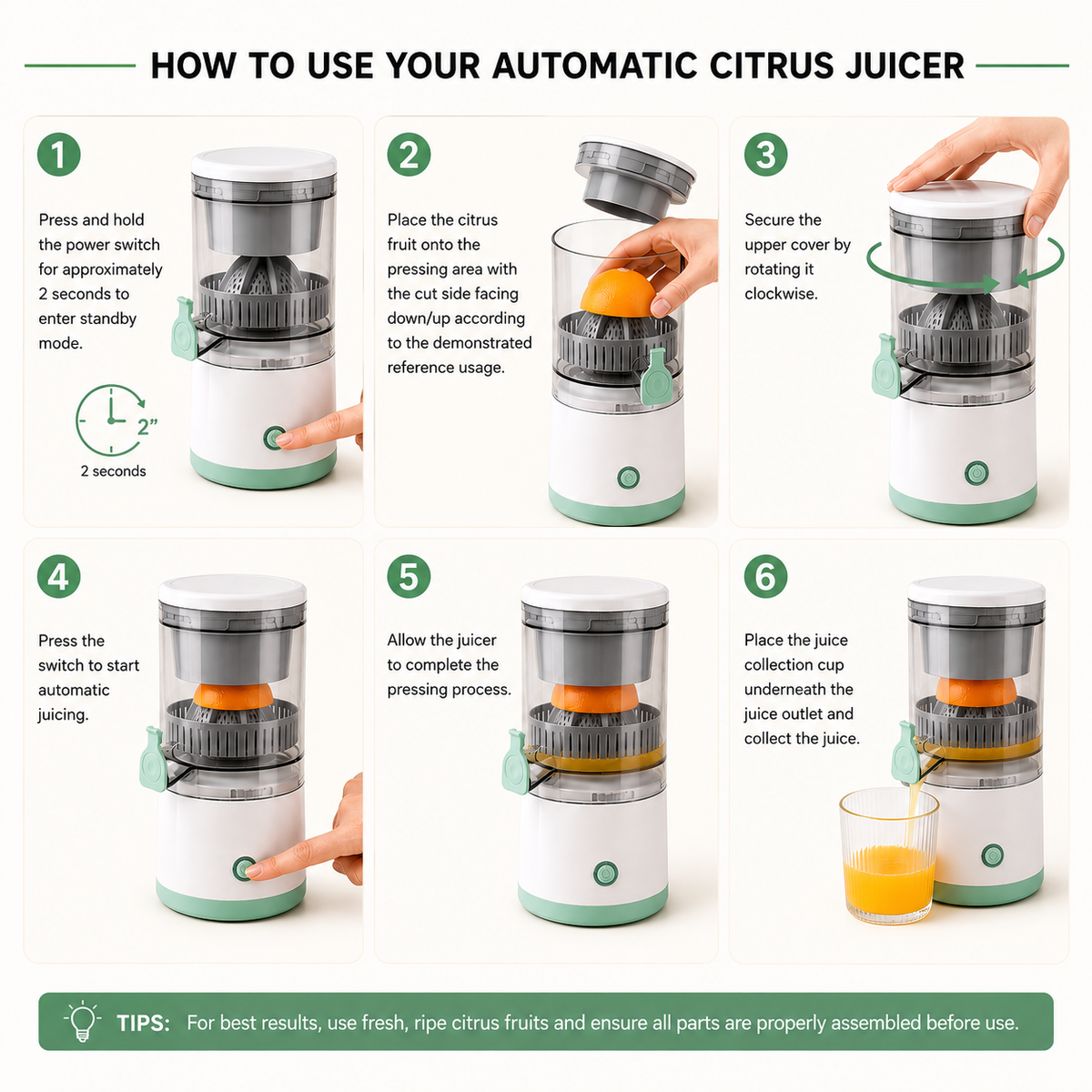 Portable, Rechargable Electric  Juicer