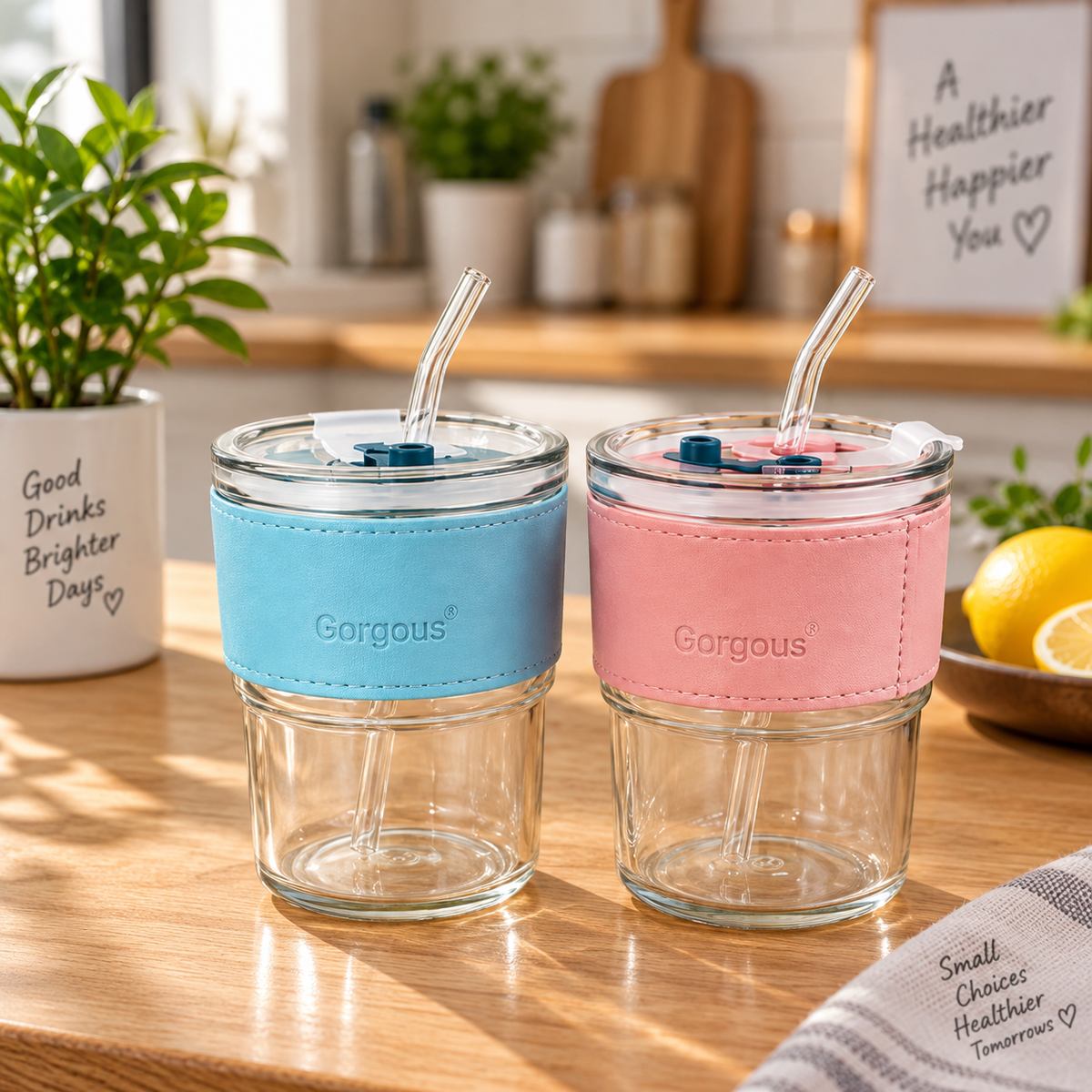 Glass Sipper Cup