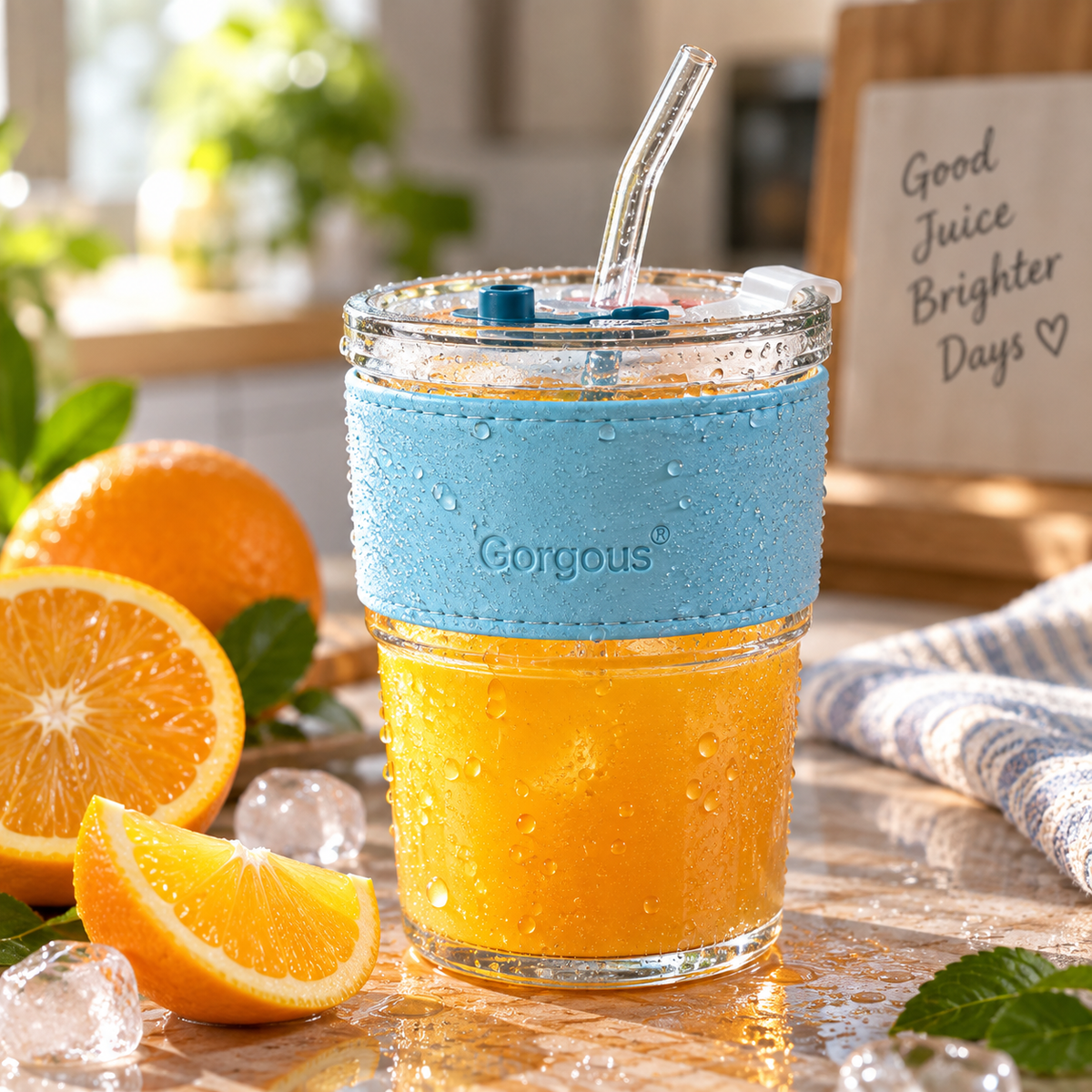 Glass Sipper Cup