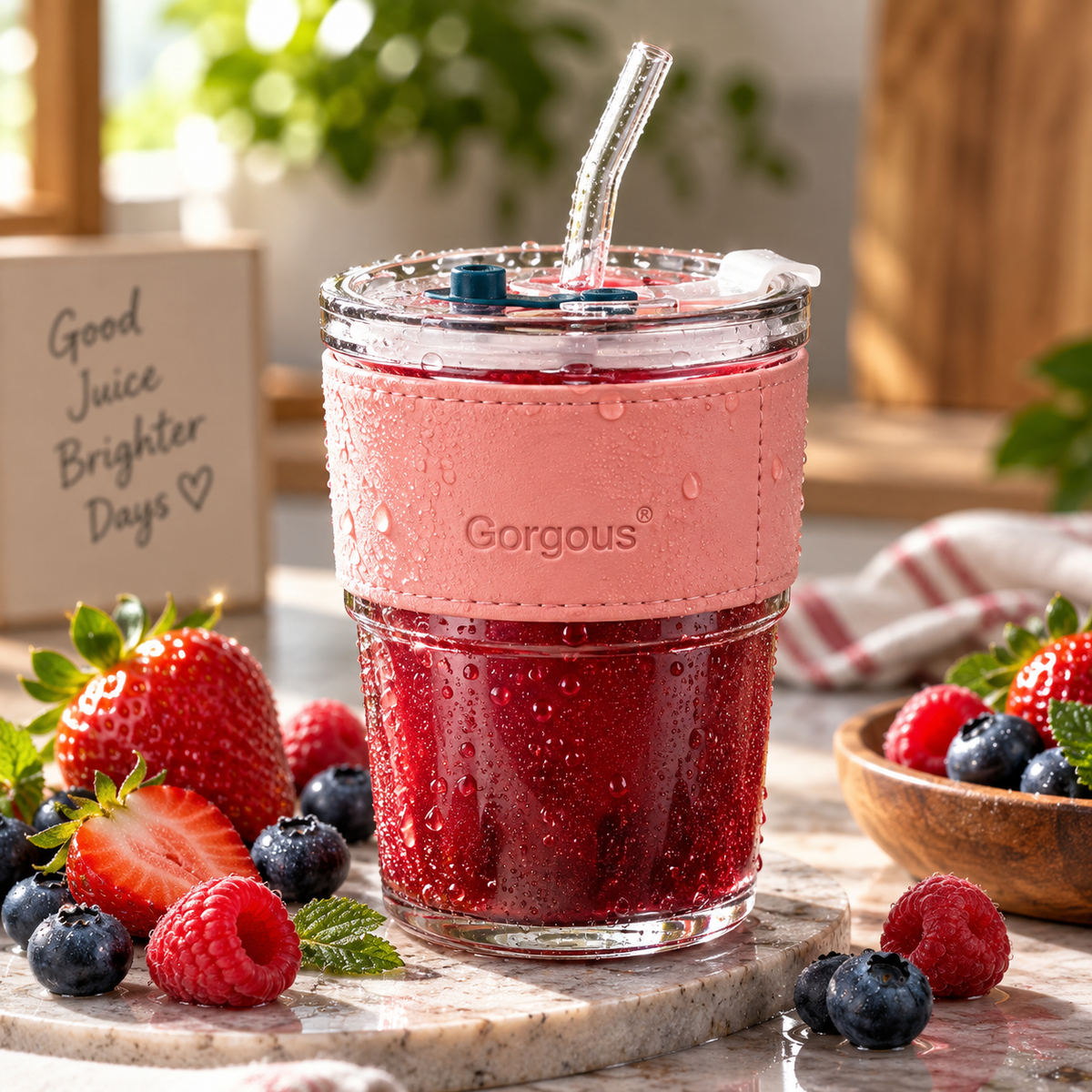 Glass Sipper Cup