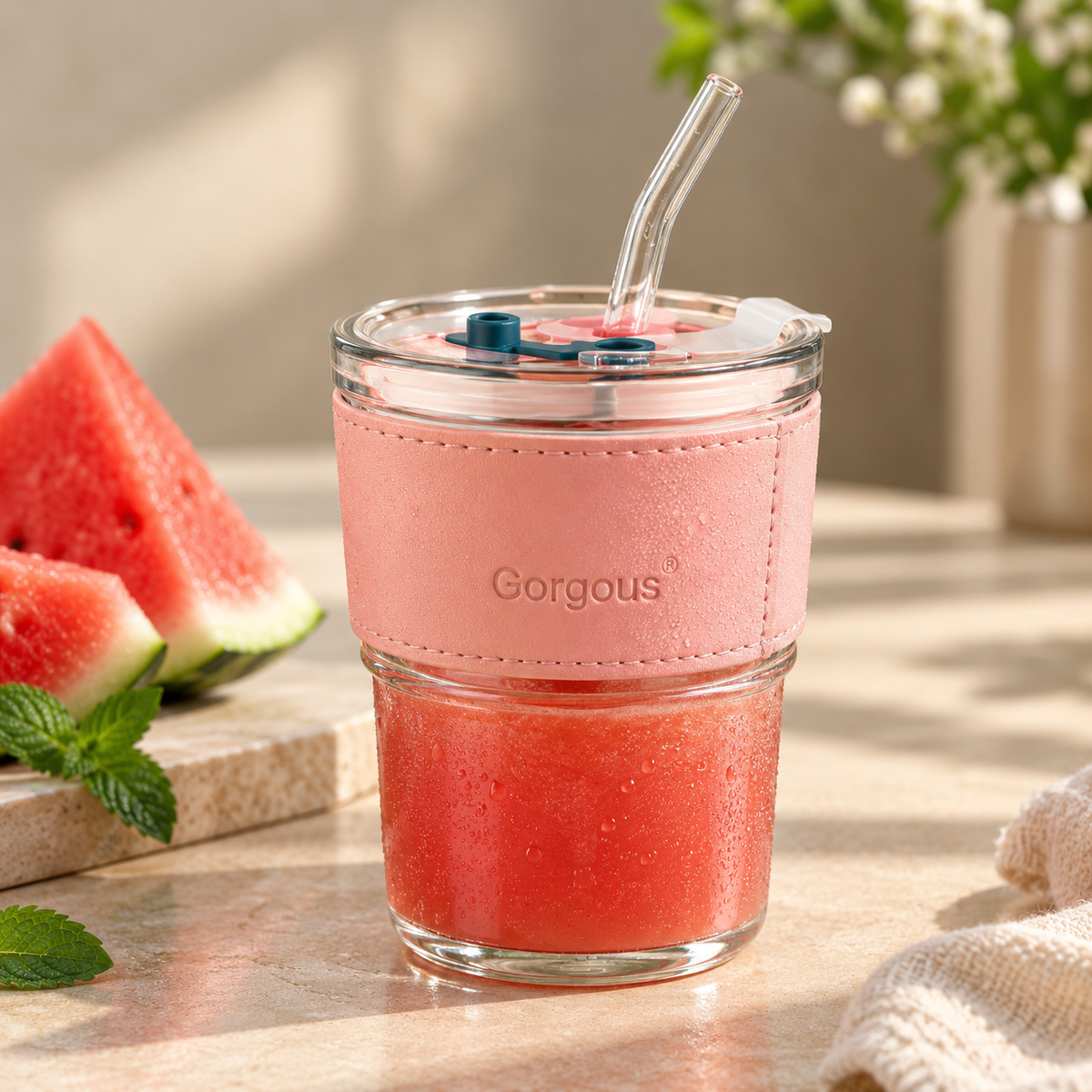 Glass Sipper Cup